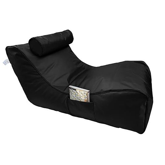 Beanbags - Pacific - Single Beanbag With Oval Pillow - Black