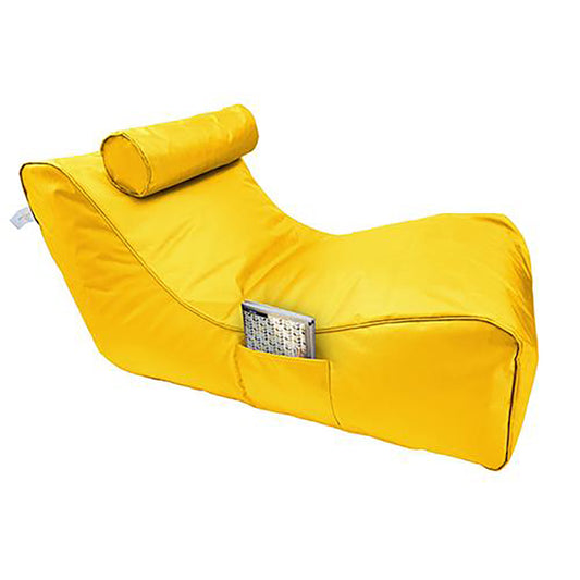 Beanbags - Pacific - Single Beanbag With Oval Pillow - Yellow