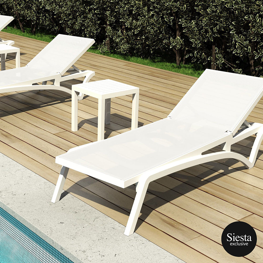 Sun Lounges - Siesta Ocean 3 Piece Setting With Pacific Sunlounger