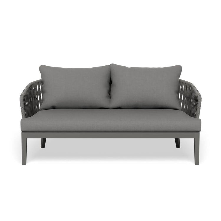 Outdoor Lounge - Alma Lounge Chair - Outdoor - Two Seater - Charcoal - Dark Grey Cushion