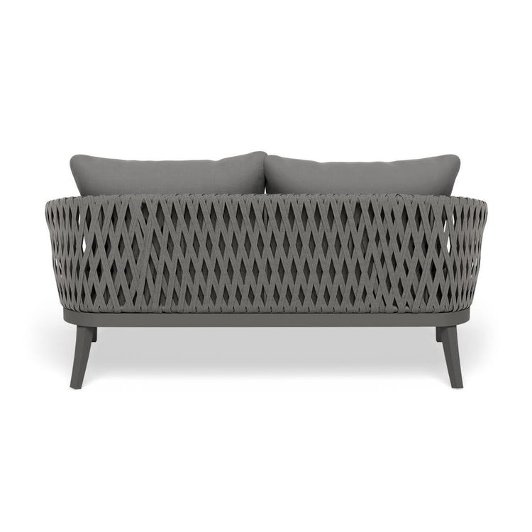 Outdoor Lounge - Alma Lounge Chair - Outdoor - Two Seater - Charcoal - Dark Grey Cushion