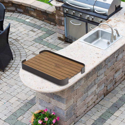 Accessories - Annette Outdoor Tray - Charcoal / Rectangle