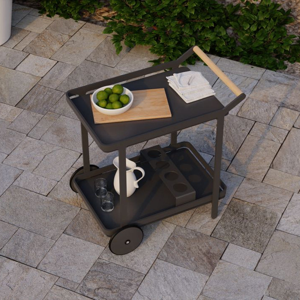 Accessories - Tuuli Outdoor Bar Cart - Charcoal