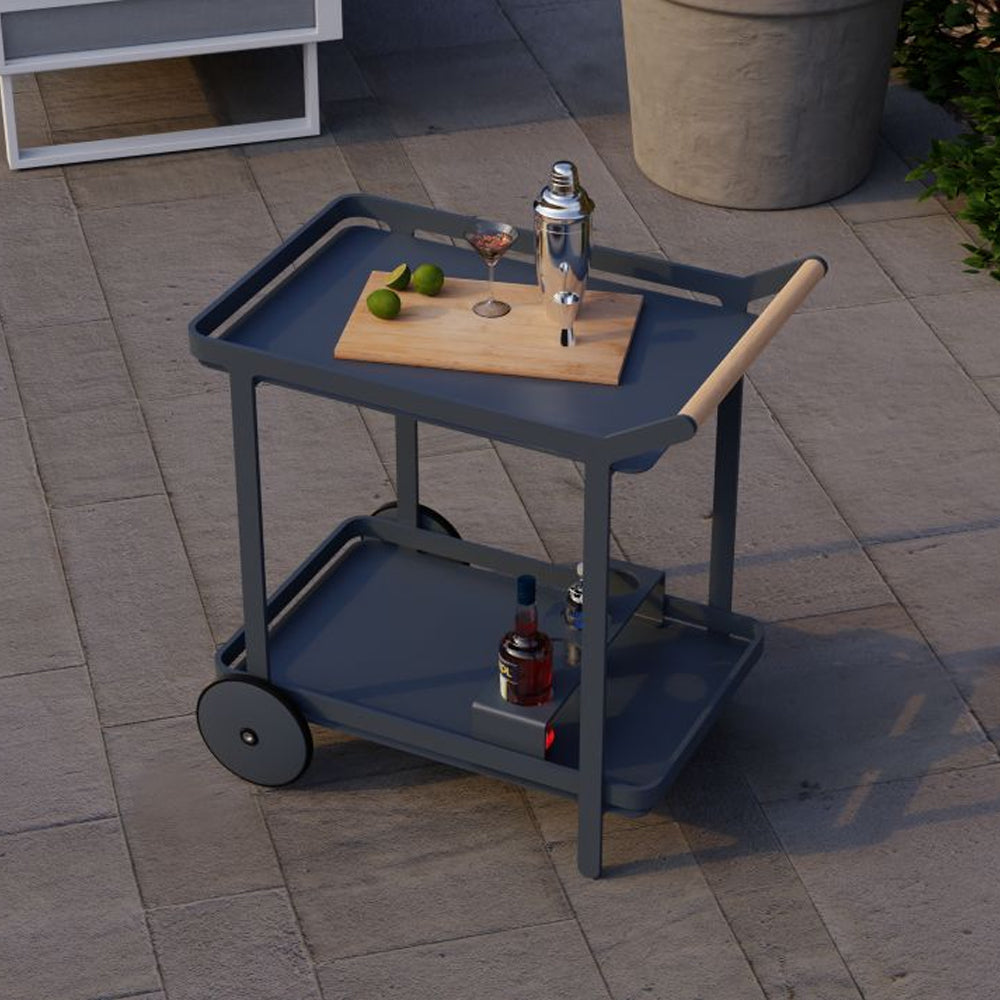 Accessories - Tuuli Outdoor Bar Cart - Midnight Blue