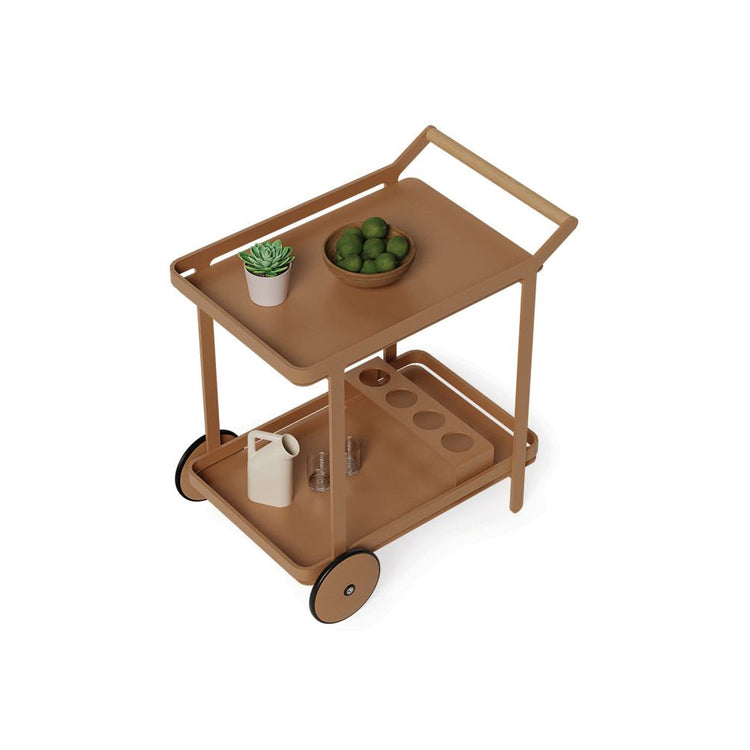 Accessories - Tuuli Outdoor Bar Cart - Terracotta
