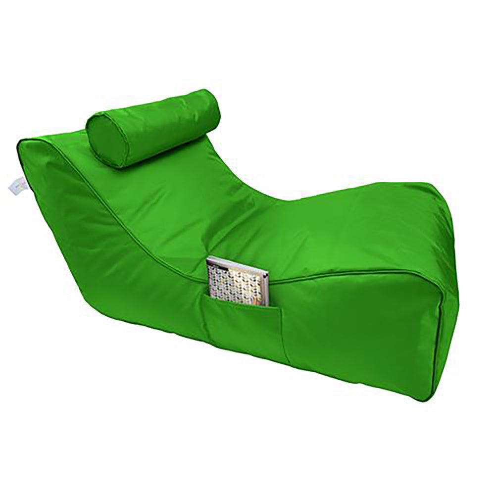 Beanbags - Pacific - Single Beanbag With Oval Pillow - Green