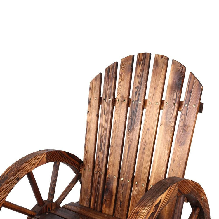 Chair - Wooden Wagon Chair Outdoor