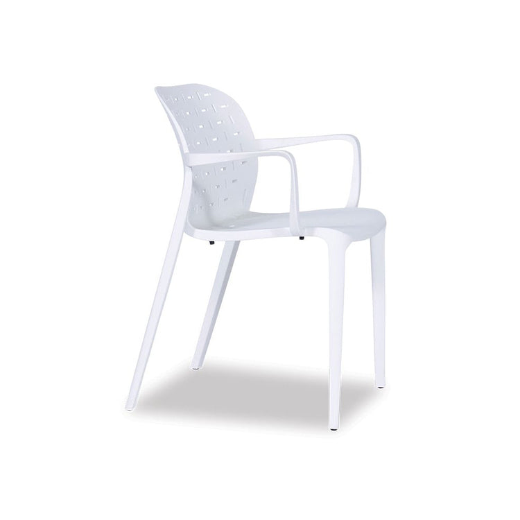 Chairs - Blair Arm Chair In White