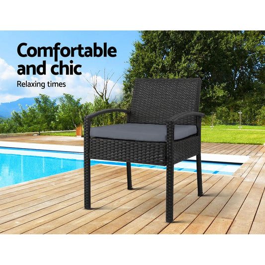 Chairs - Felix Outdoor Wicker Chairs (Twin Pack)