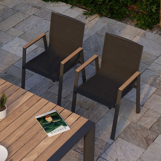 Chairs - Thea Outdoor Armchair  - Charcoal