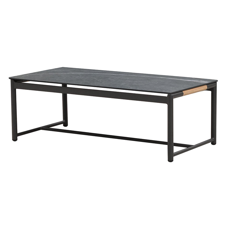 Coffee Table - Monaco - Coffee Table (Matte Charcoal Frame / Ceramic Table Top