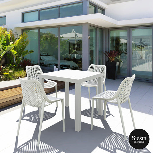 Dining Set - Siesta Ares 5 Piece Outdoor Dining Setting With Air Chairs