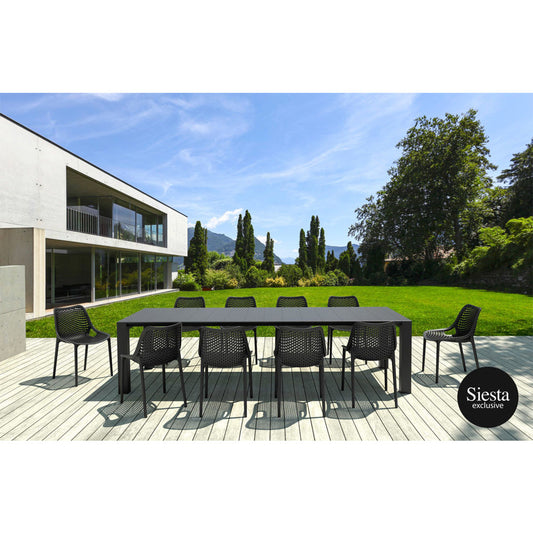 Dining Set - Siesta Vegas 11 Piece Outdoor Dining Set With Air Chairs