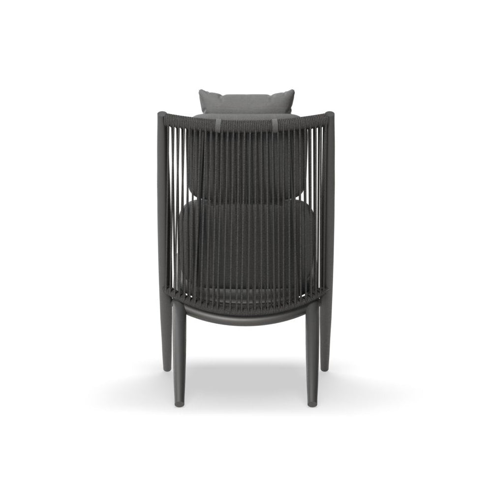 Lounge Chair - Inga Outdoor Lounge Chair - Charcoal / Dark Grey Cushion