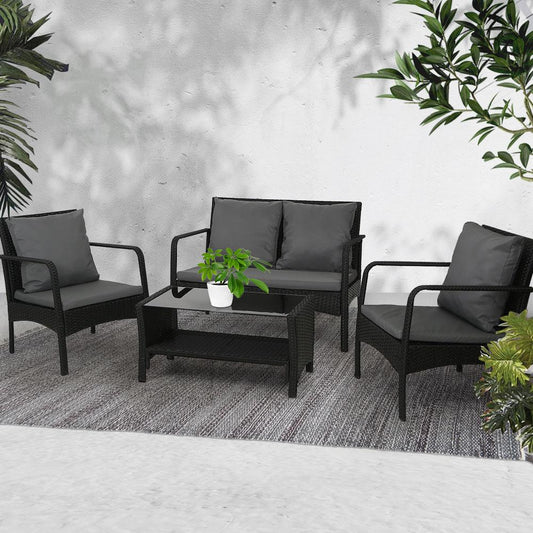 Lounge Set - Outdoor Furniture Lounge, Table & Chairs