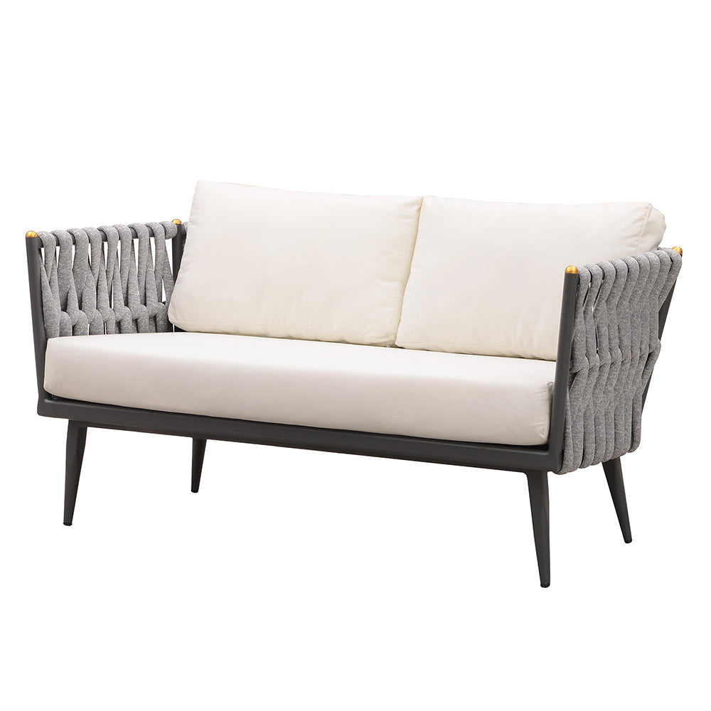 Outdoor Sofa - Crown - Loveseat - Charcoal Frame