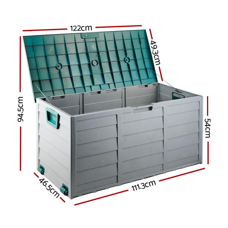 Outdoor Storage - 290L Outdoor Storage Box - Green