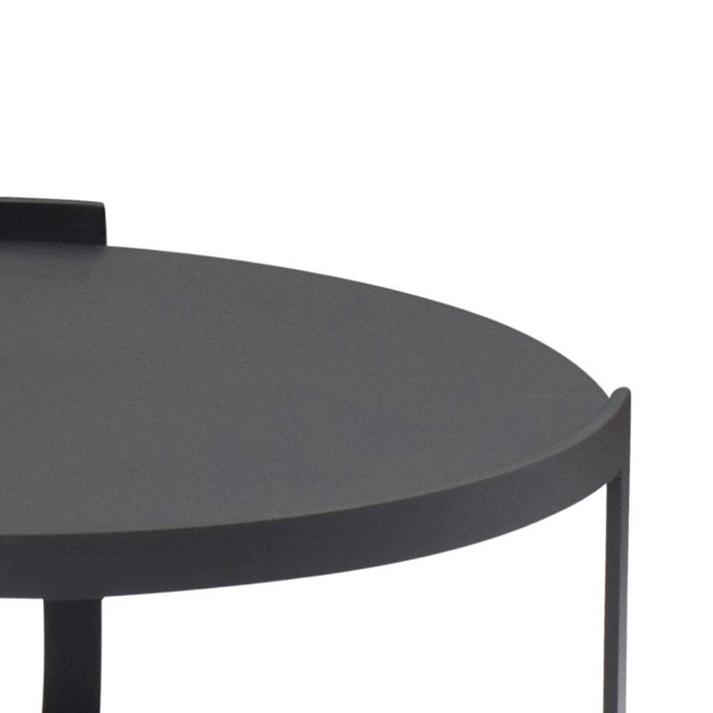 Outdoor Table - Annette Outdoor Coffee Table - Charcoal / 80cm