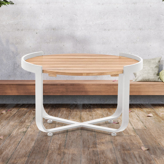 Outdoor Table - Annette Outdoor Coffee Table - White / 60cm