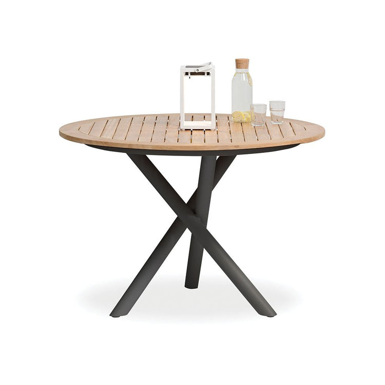 Outdoor Table - Ingrid Outdoor Round Table - Charcoal / 110cm