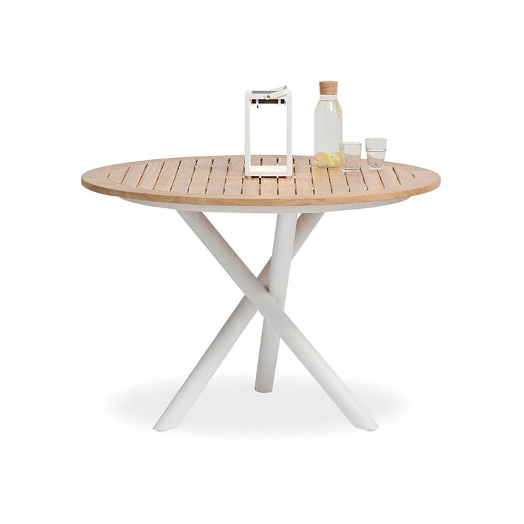 Outdoor Table - Ingrid Outdoor Round Table - White / 110cm