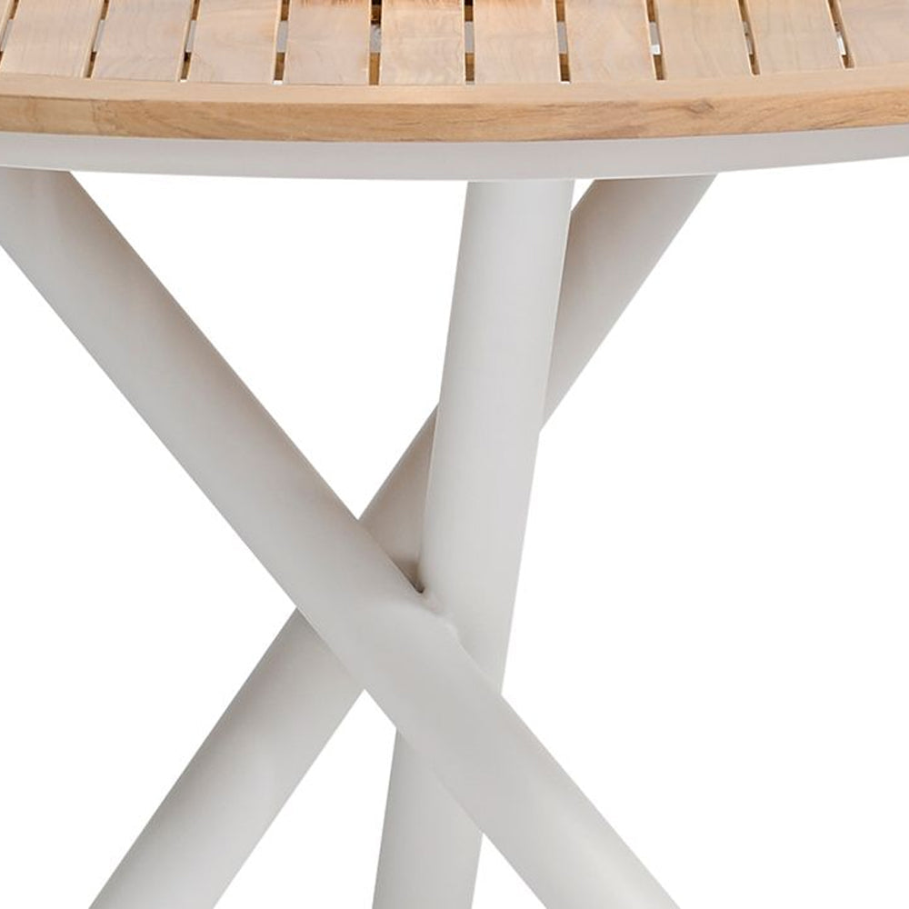 Outdoor Table - Ingrid Outdoor Round Table - White / 110cm