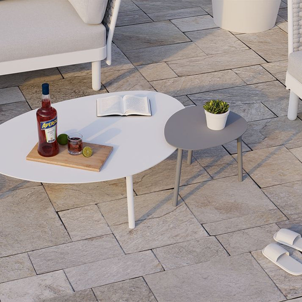 Outdoor Table - Janika Outdoor Side Table - Grey