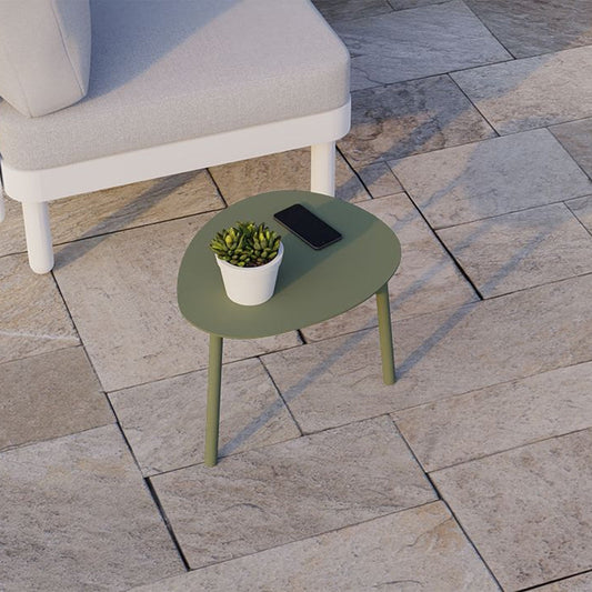 Outdoor Table - Janika Outdoor Side Table - Pale Eucalyptus