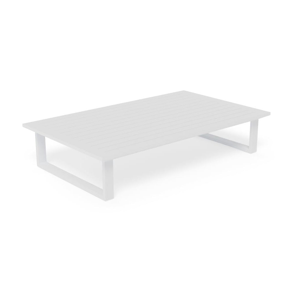 Outdoor Table - Leva Outdoor Coffee Table - White / 142cm X 85cm