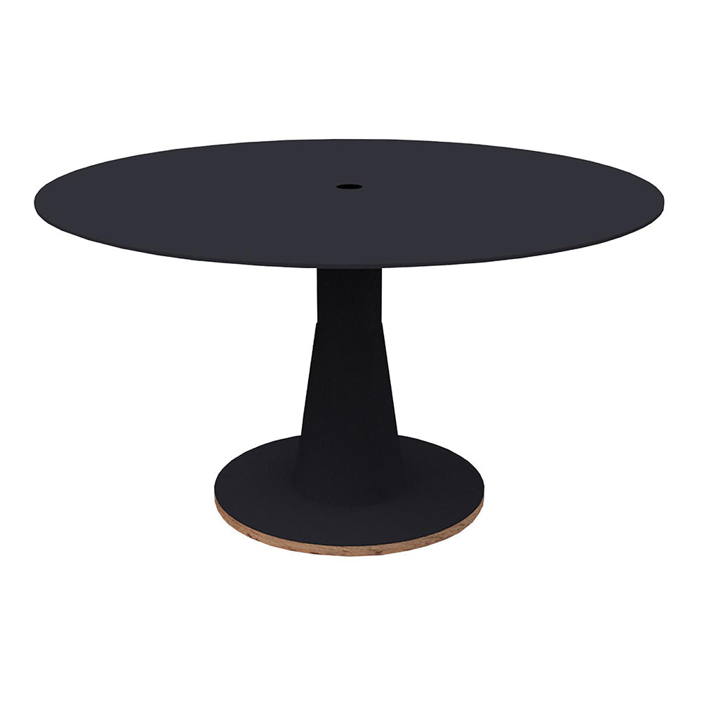 Outdoor Table - OMG Round Dining Table - Aluminium Top - Charcoal