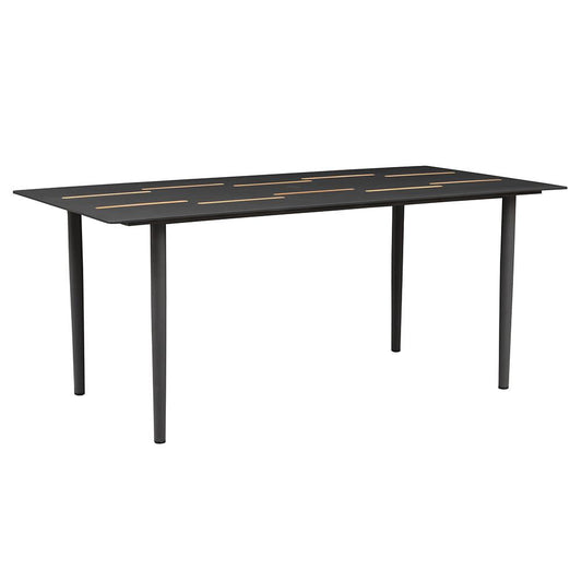 Outdoor Table - Slim Dining Table 1800 X 890 Charcoal