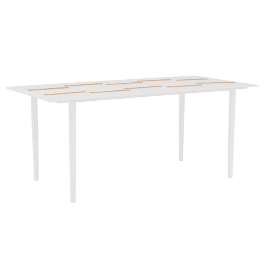 Outdoor Table - Slim Dining Table 1800 X 890 White
