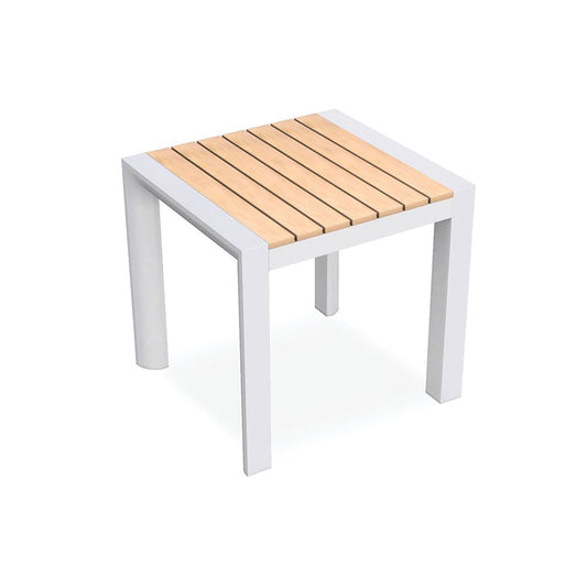 Outdoor Table - Vydel Side Table - Outdoor - 48x45x45cm - White