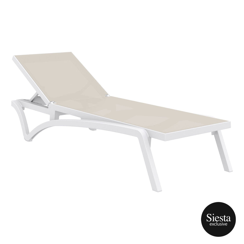 Sun Lounges - Siesta Pacific 2 Piece Sunlounger Setting With Ocean Side Table