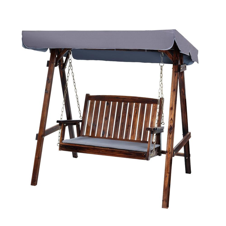 2 Seater Outdoor Wooden Swing Chair