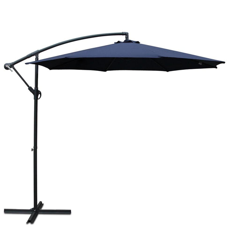 3M Cantilevered Outdoor Umbrella - Navy