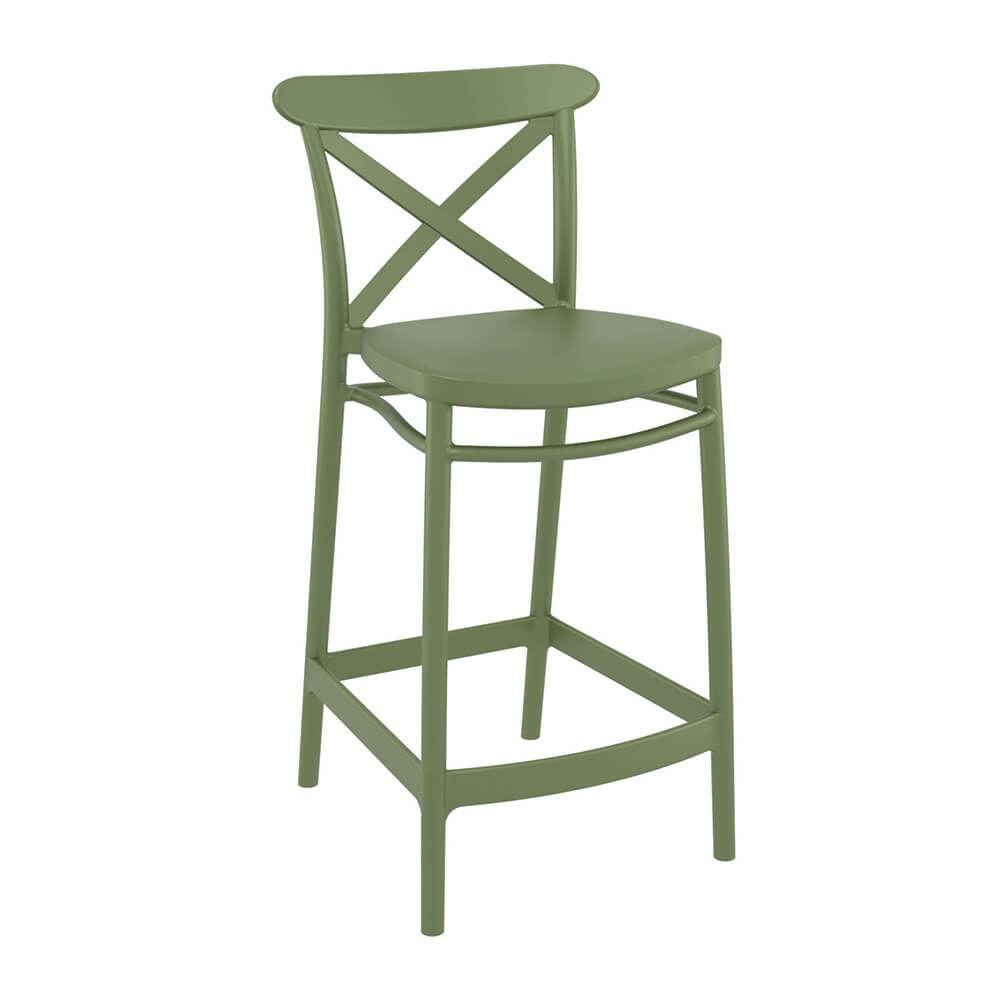 Bar Chairs & Stools - Cross Bar Stool 75