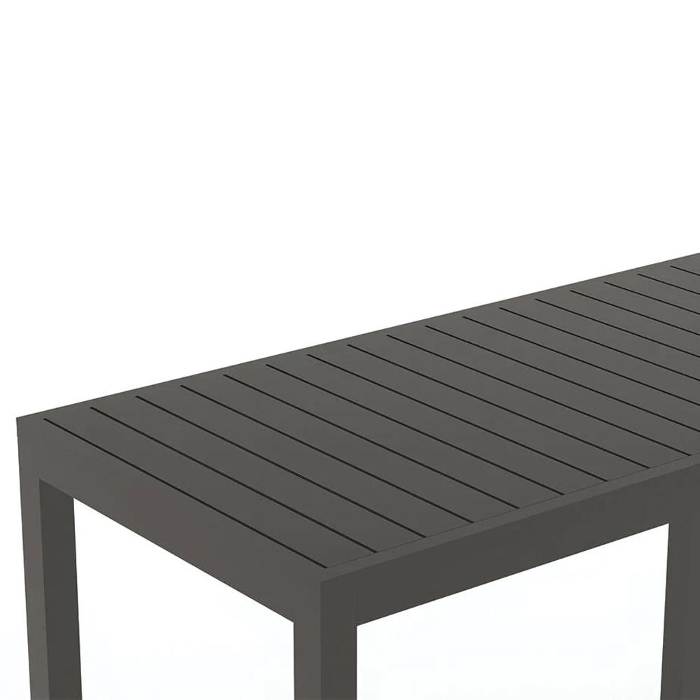 Bar Table - Halki Table - Outdoor - High Bar - 125cm X 65cm - Charcoal