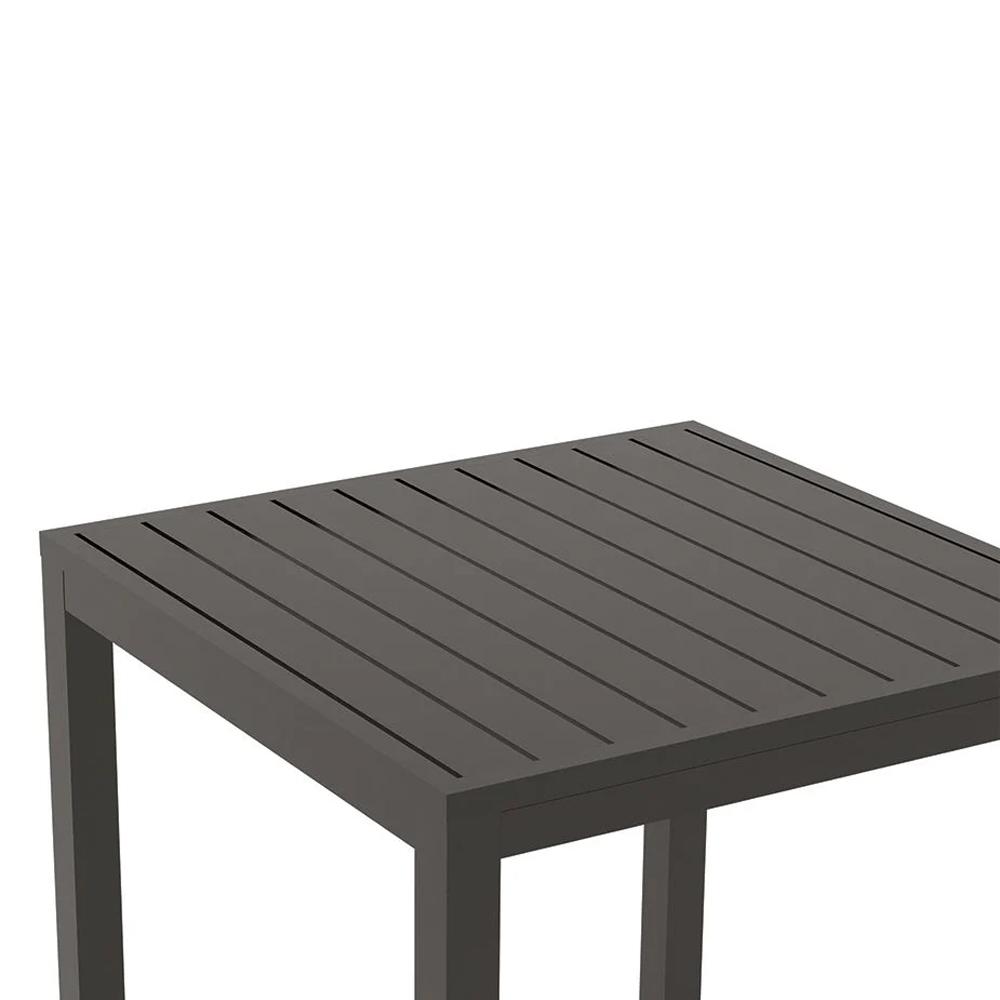 Bar Table - Halki Table - Outdoor - High Bar - Matt Charcoal 77 X 77cm