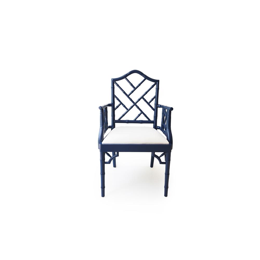 Chairs - Abide Chippendale Armchair – Navy