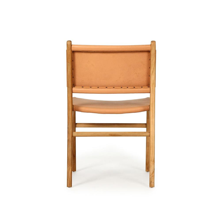 Chairs - Abide Pasadena Leather Side Chair – Natural