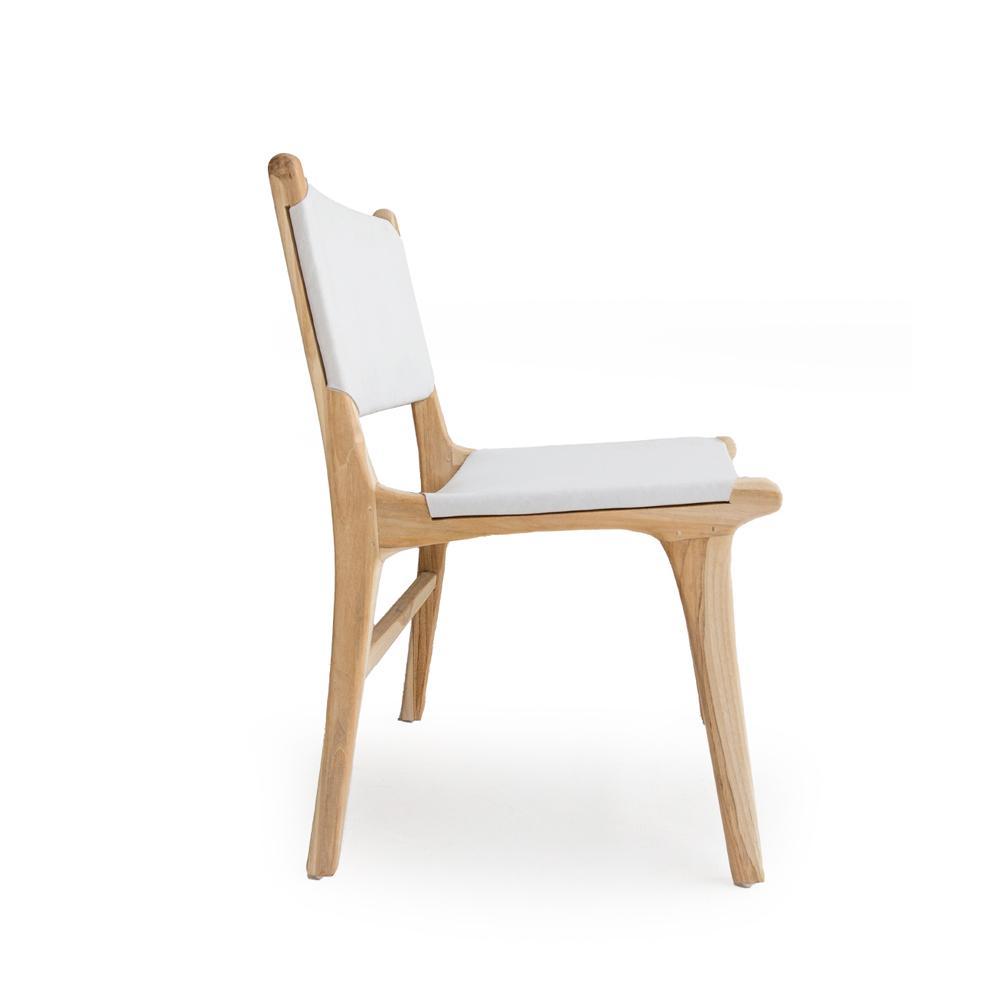 Chairs - Abide Pasadena Leather Side Chair – White