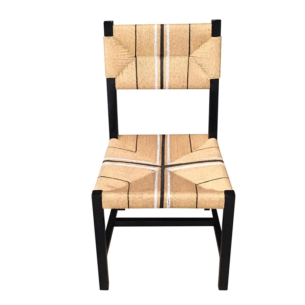 Chairs - Abide Sabai Woven Dining Chair – Black