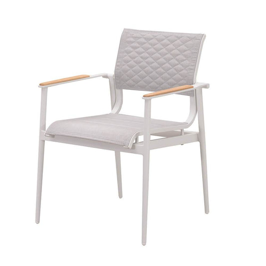Chairs - California Dining Arm Chair In White