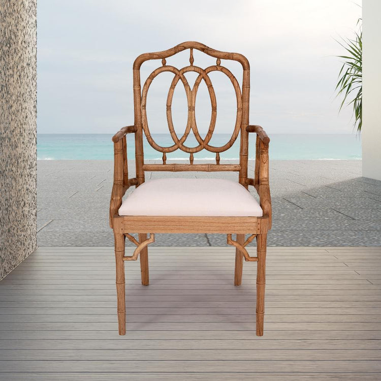 Chairs - Chippendale Ring Armchair – Weathered Oak