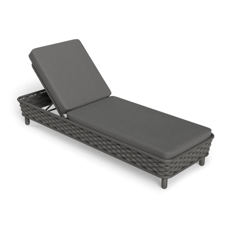 Daybeds & Sunlounges - Siano Sun Lounge - Outdoor - Charcoal - Dark Grey Cushion