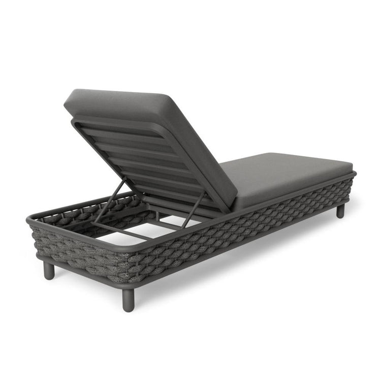 Daybeds & Sunlounges - Siano Sun Lounge - Outdoor - Charcoal - Dark Grey Cushion