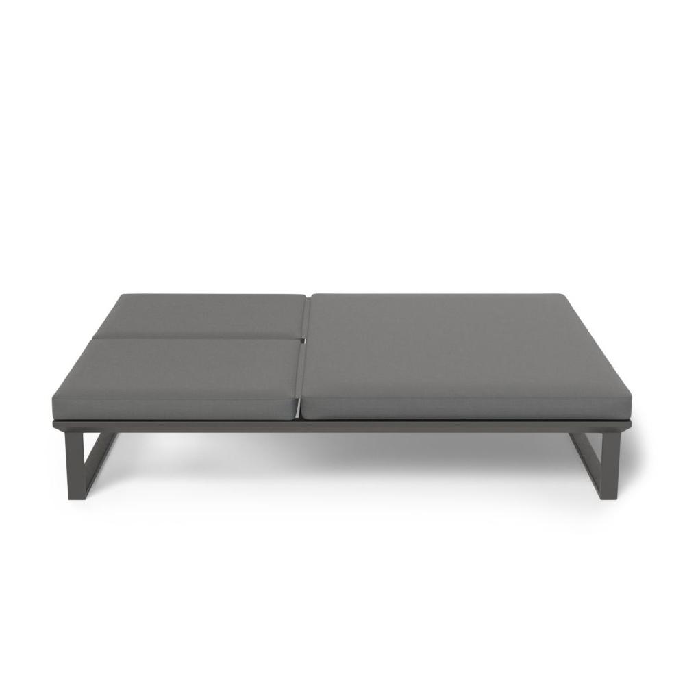 Daybeds & Sunlounges - Vivara Sun Lounge - Charcoal - Double