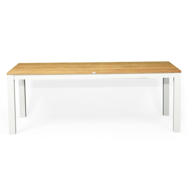 Dining Table - Carmel Outdoor Extension Table 3.1m – White Powder Coated Legs