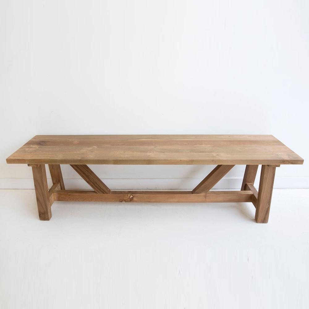 Dining Table - Reclaimed Teak Farmhouse Table – 3.5m